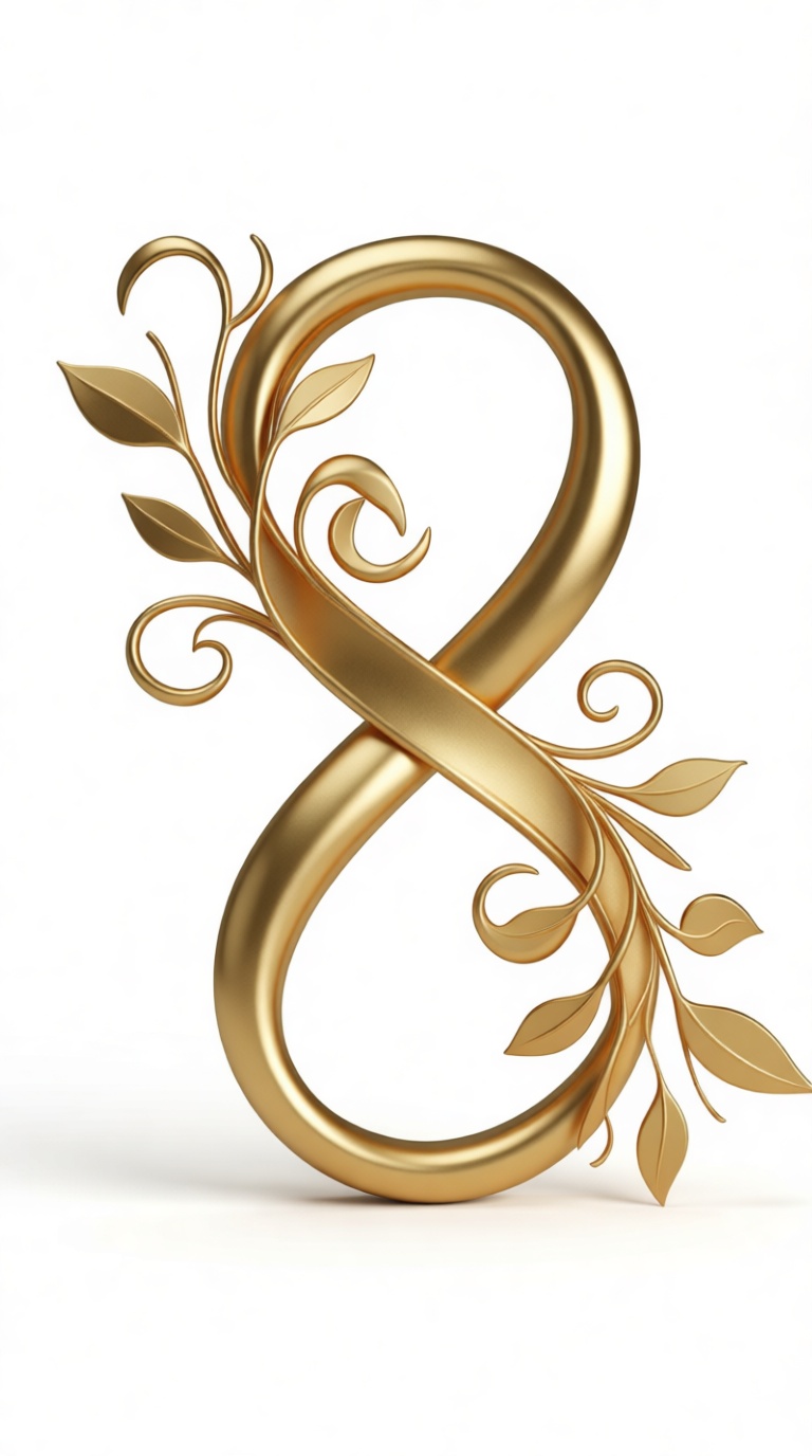 Infinity Symbol Sculpture free 3D printable STL