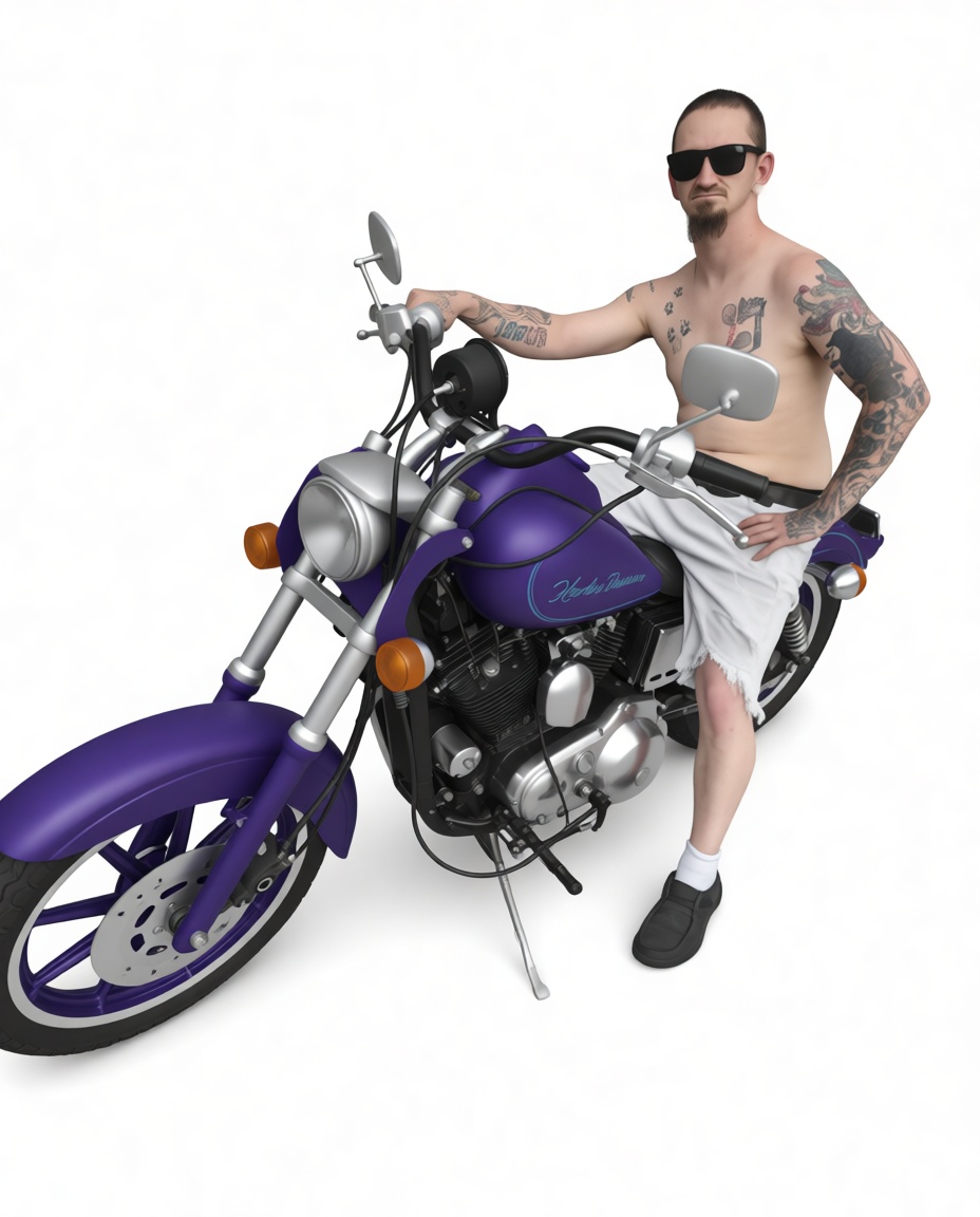 Harley Davidson Motorcycle Model free 3D printable STL