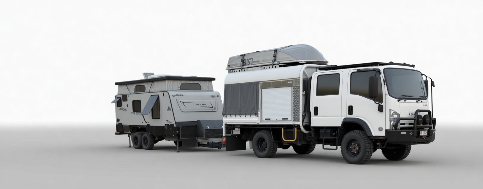 Isuzu NPS Camper Truck free 3D printable STL
