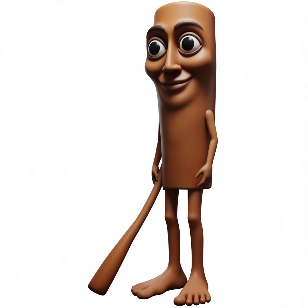 Chocolate Bar Figurine free 3D printable STL