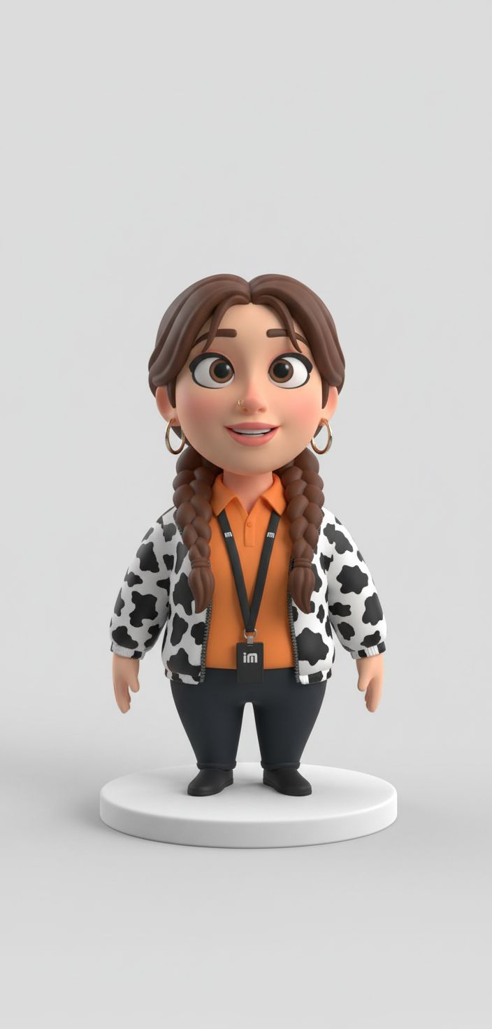 Cartoonish Female Character free 3D printable STL