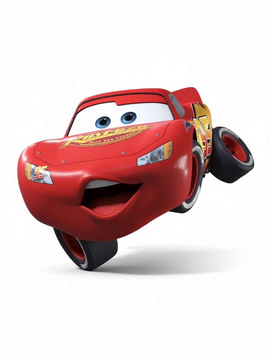 Lightning McQueen Model free 3D printable STL