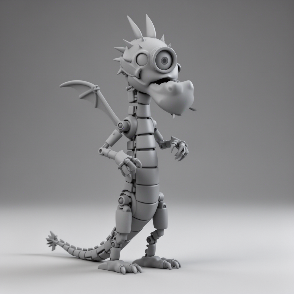 Minion Head Dragon Figurine free 3D printable STL