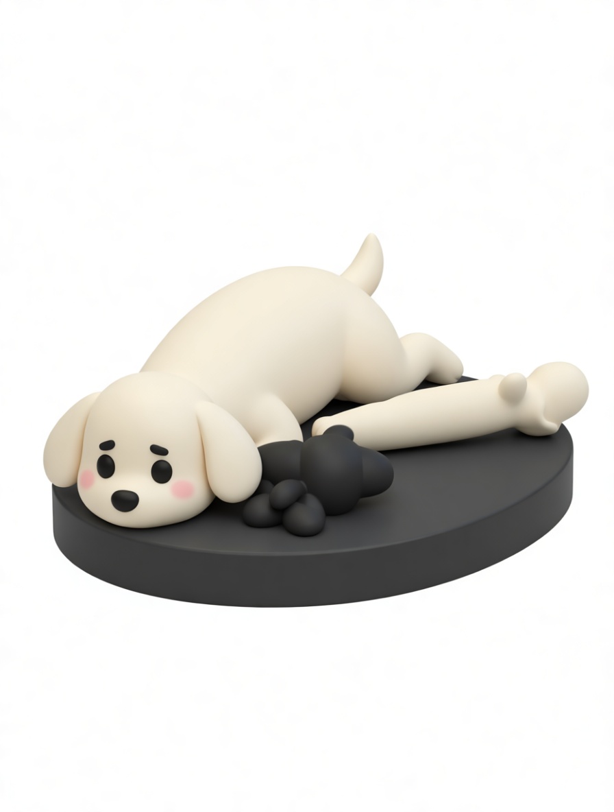 Cute Puppy Figurine free 3D printable STL