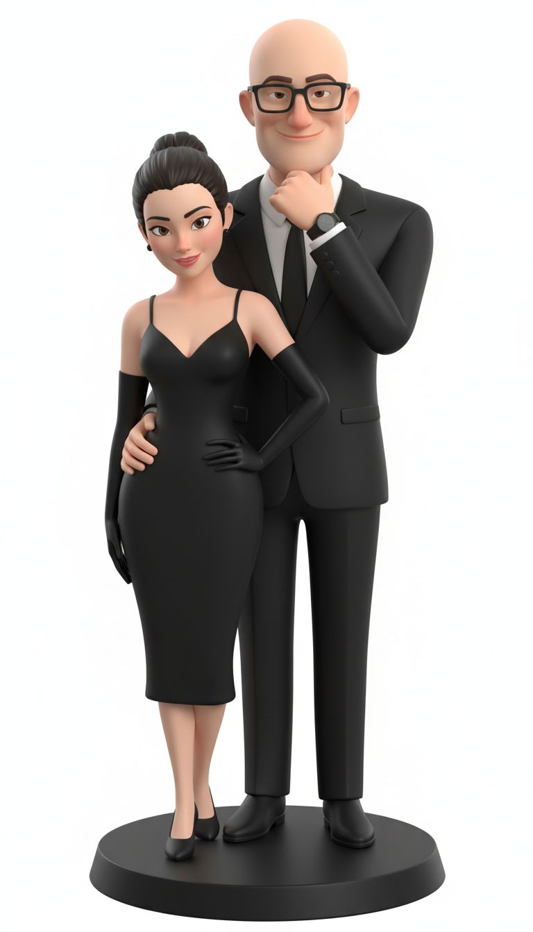 Elegant Couple Figurine free 3D printable STL