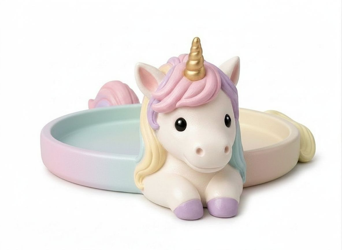 Unicorn Trinket Dish free 3D printable STL