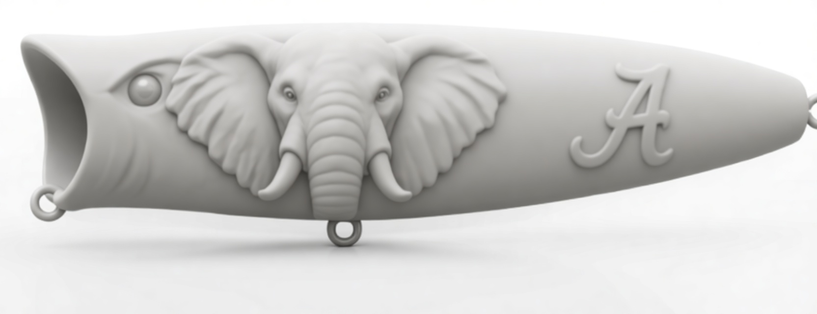 Elephant Fishing Lure free 3D printable STL