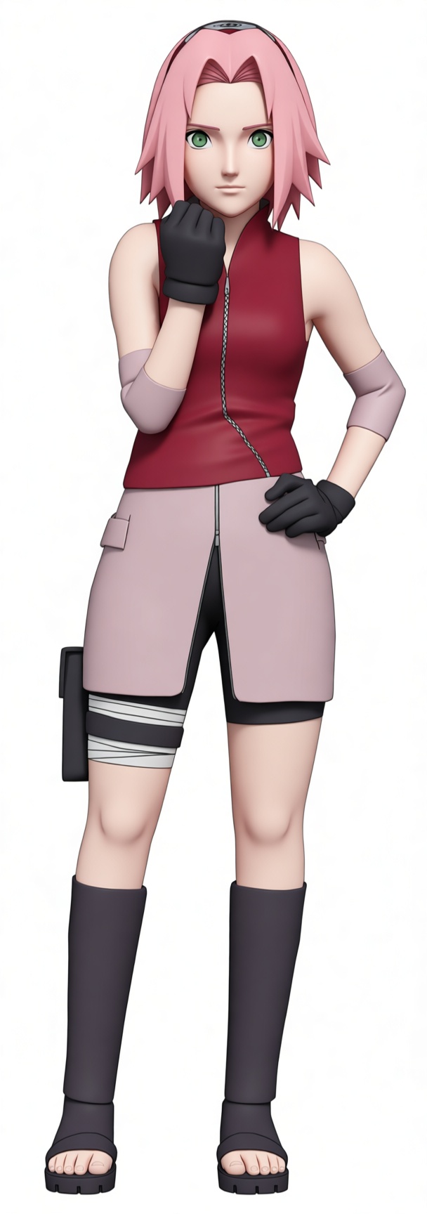 Sakura Haruno Figurine free 3D printable STL