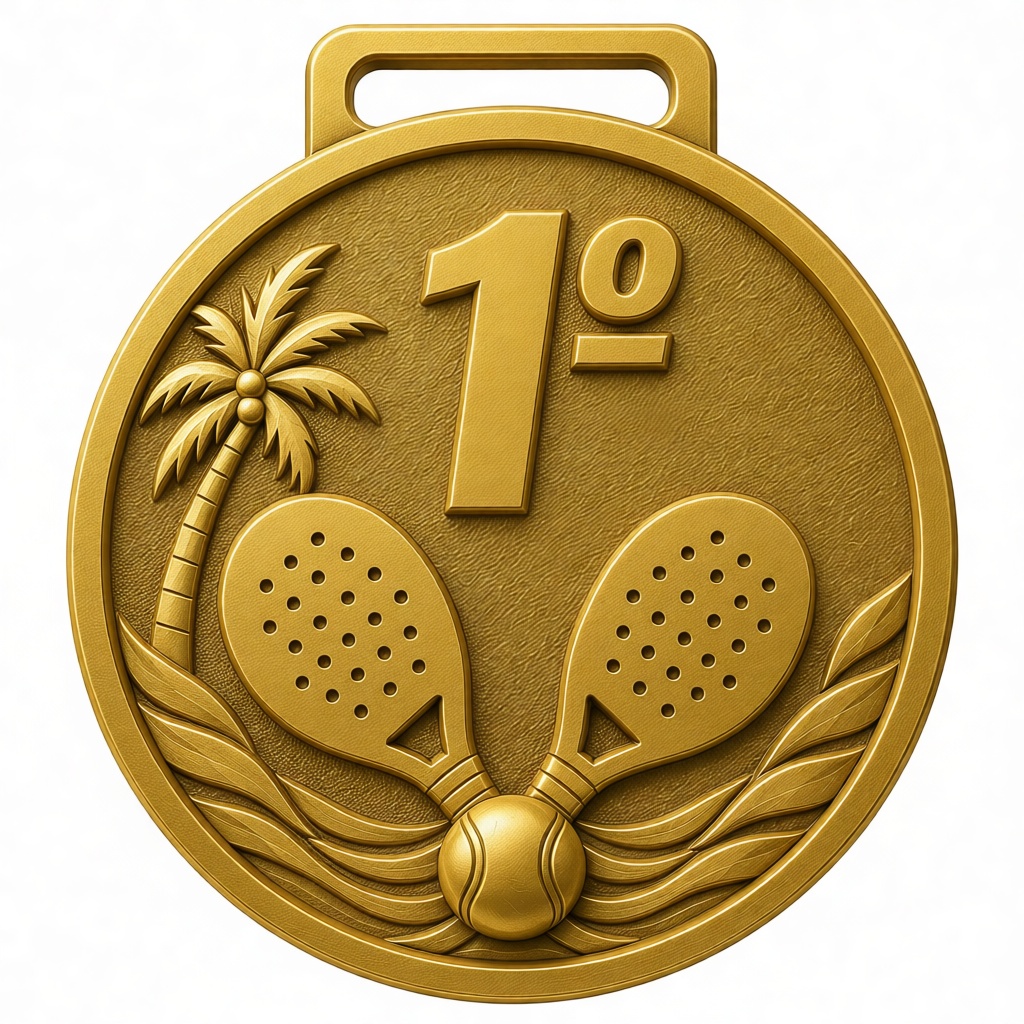 Padel Medal Sculpture free 3D printable STL