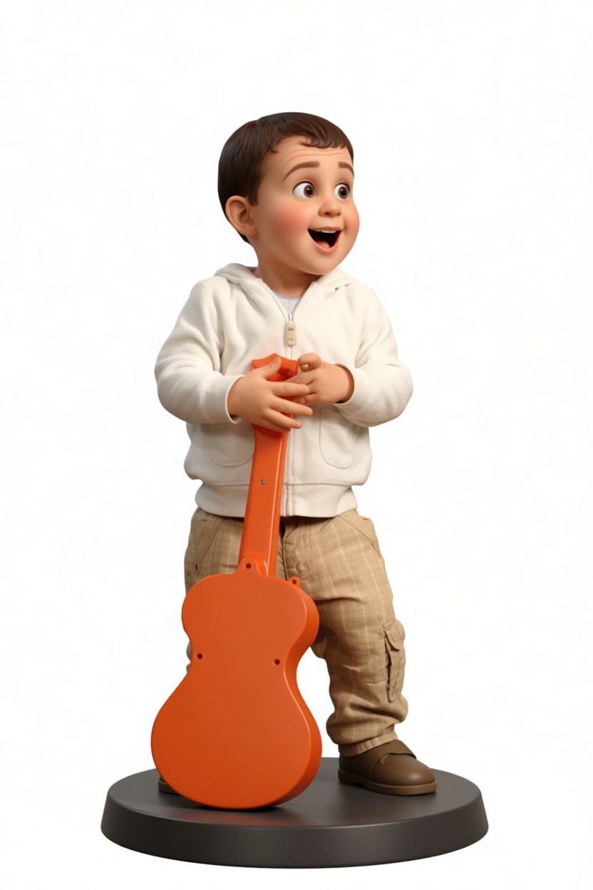 Toddler Boy Figurine free 3D printable STL