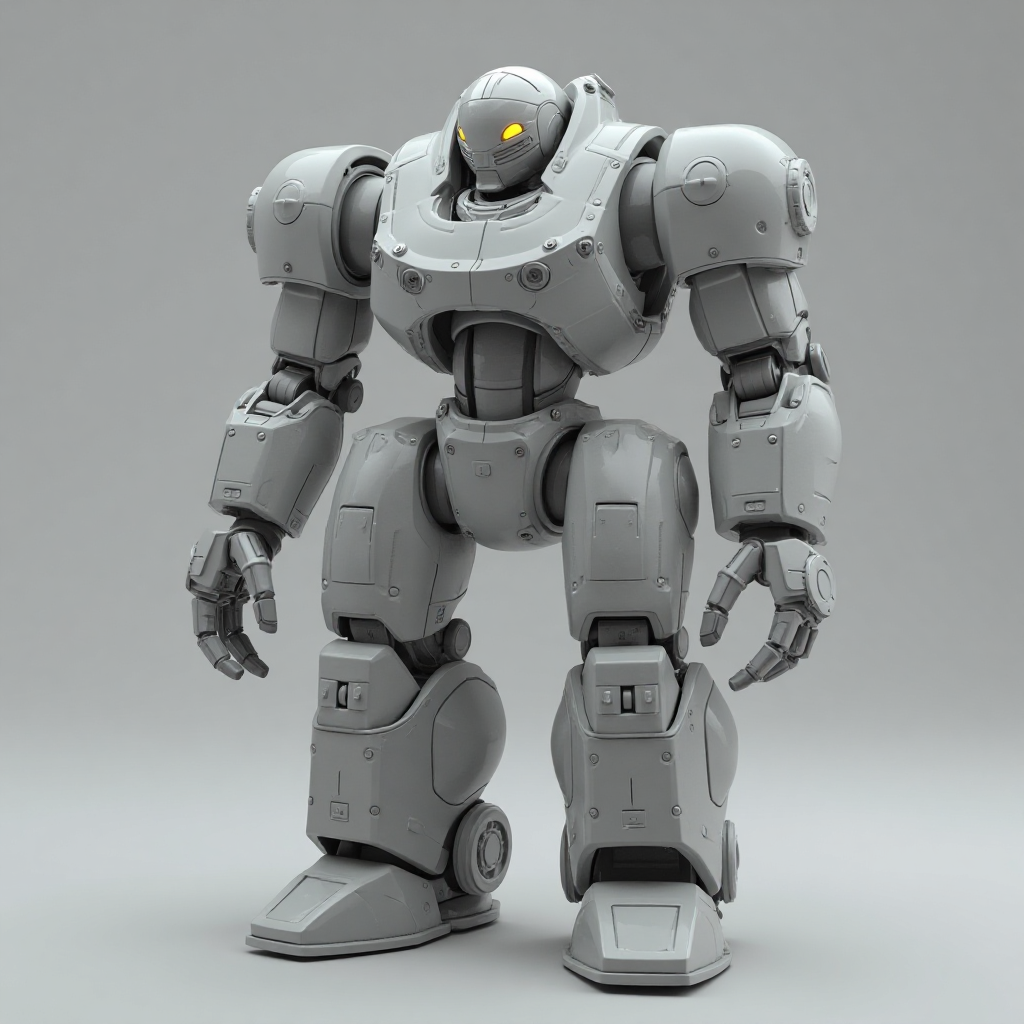 Chunky Robot Figurine free 3D printable STL