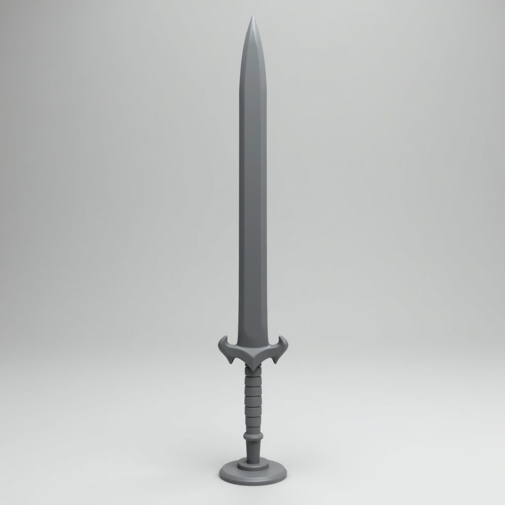 Conan the Barbarian Sword free 3D printable STL