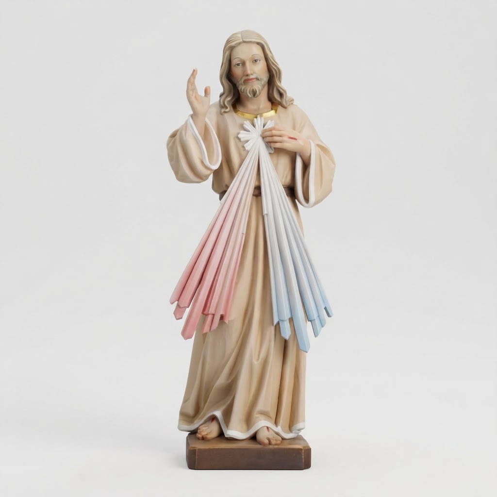 Divine Mercy Jesus Statue free 3D printable STL