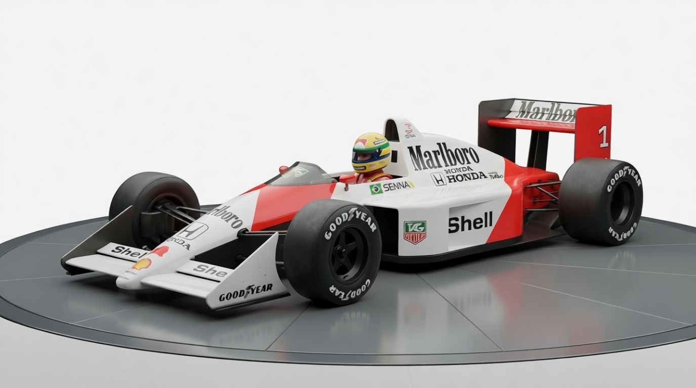 McLaren MP4/6 Model free 3D printable STL