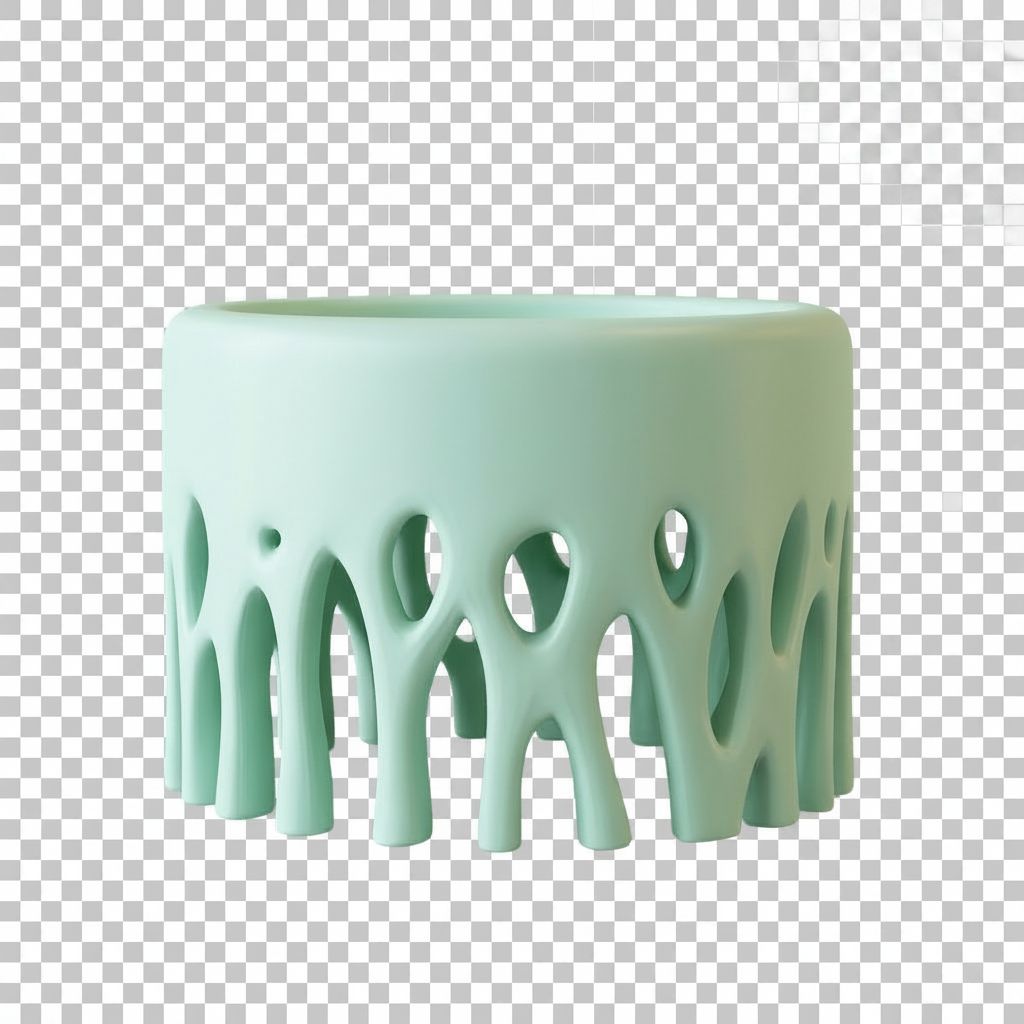 Abstract Drip Stool free 3D printable STL
