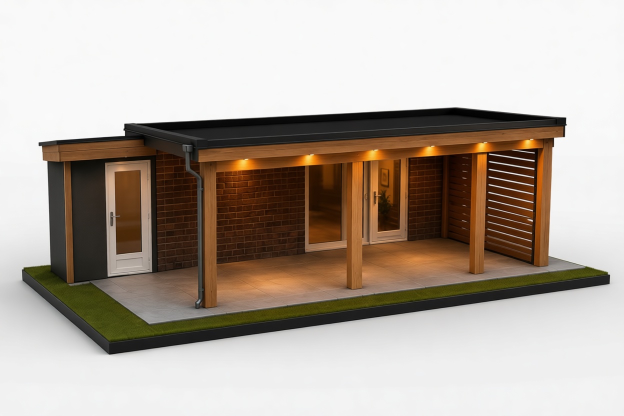 Modern Patio 3D Model free 3D printable STL