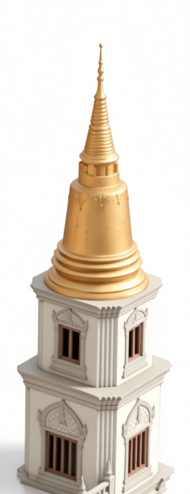 Thai Temple Stupa Model free 3D printable STL