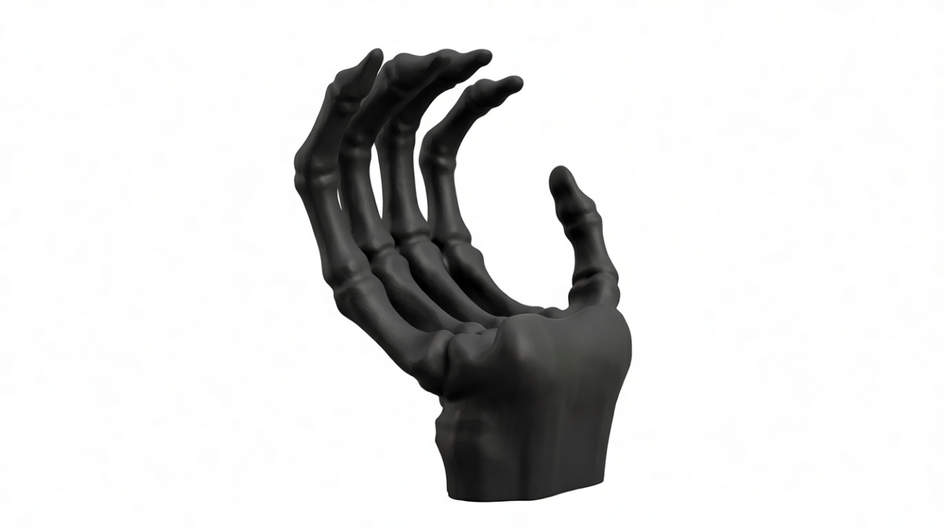 Skeletal Hand Sculpture free 3D printable STL