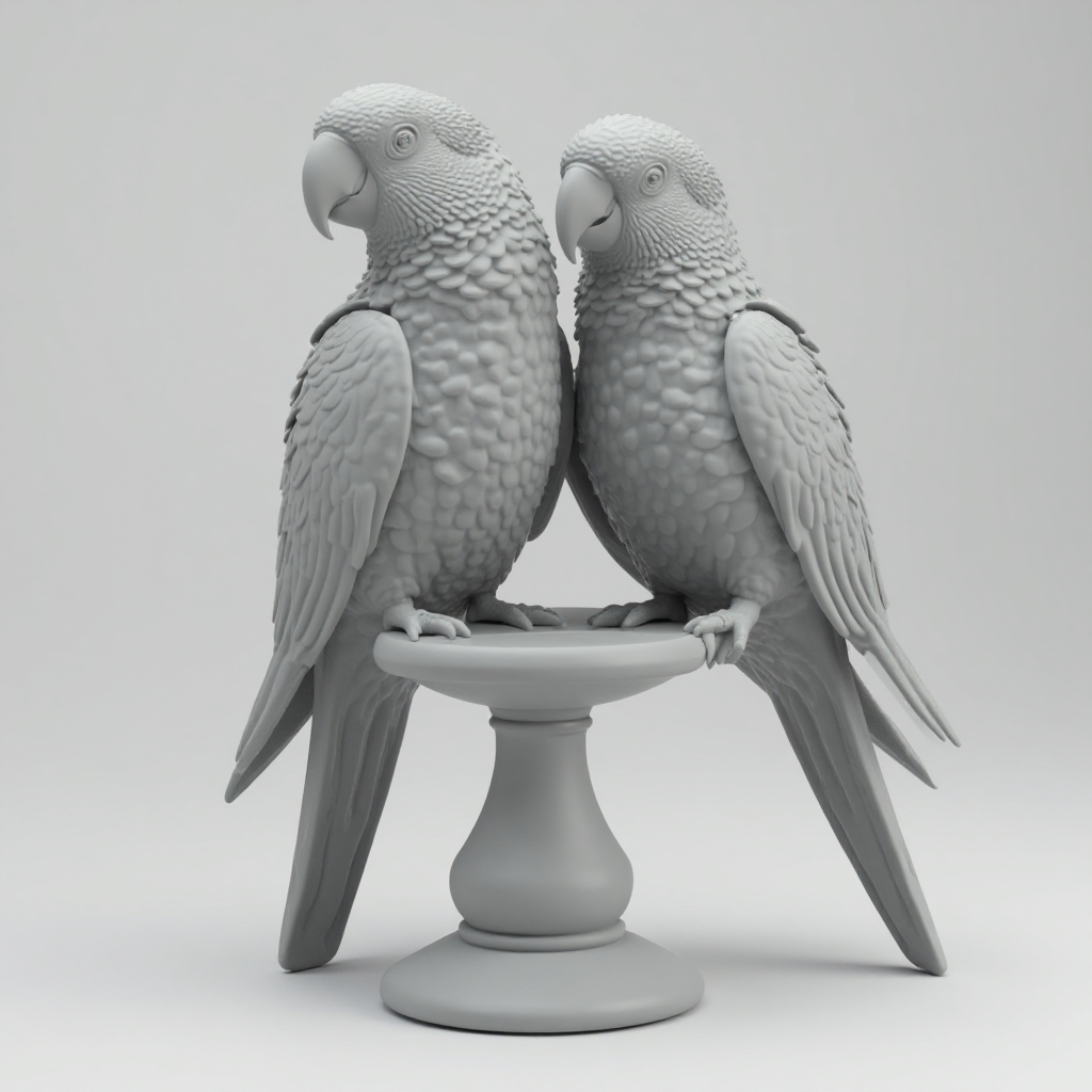 Parrot Figurine free 3D printable STL