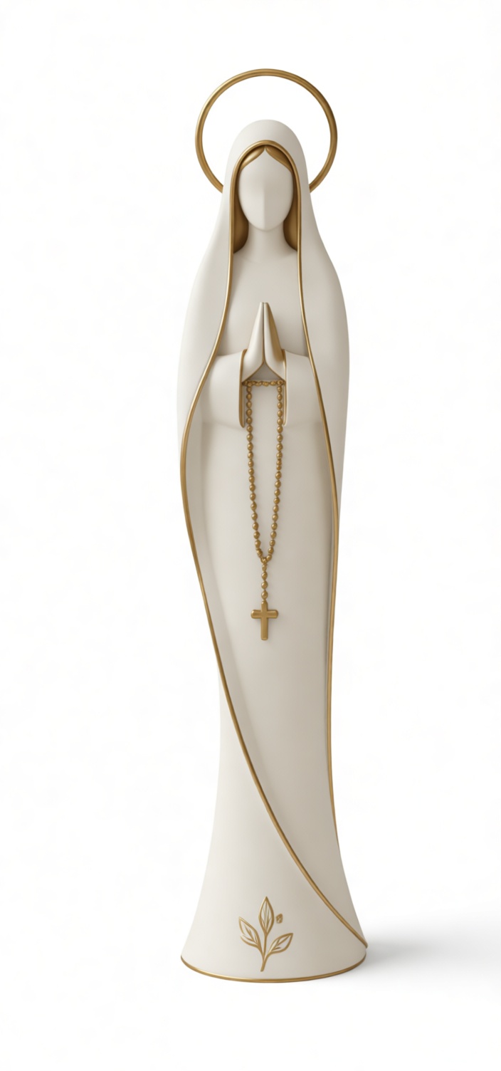 Virgin Mary Statue free 3D printable STL