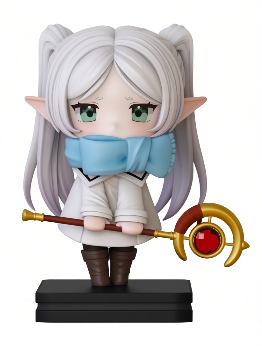 Elf Mage Figurine free 3D printable STL