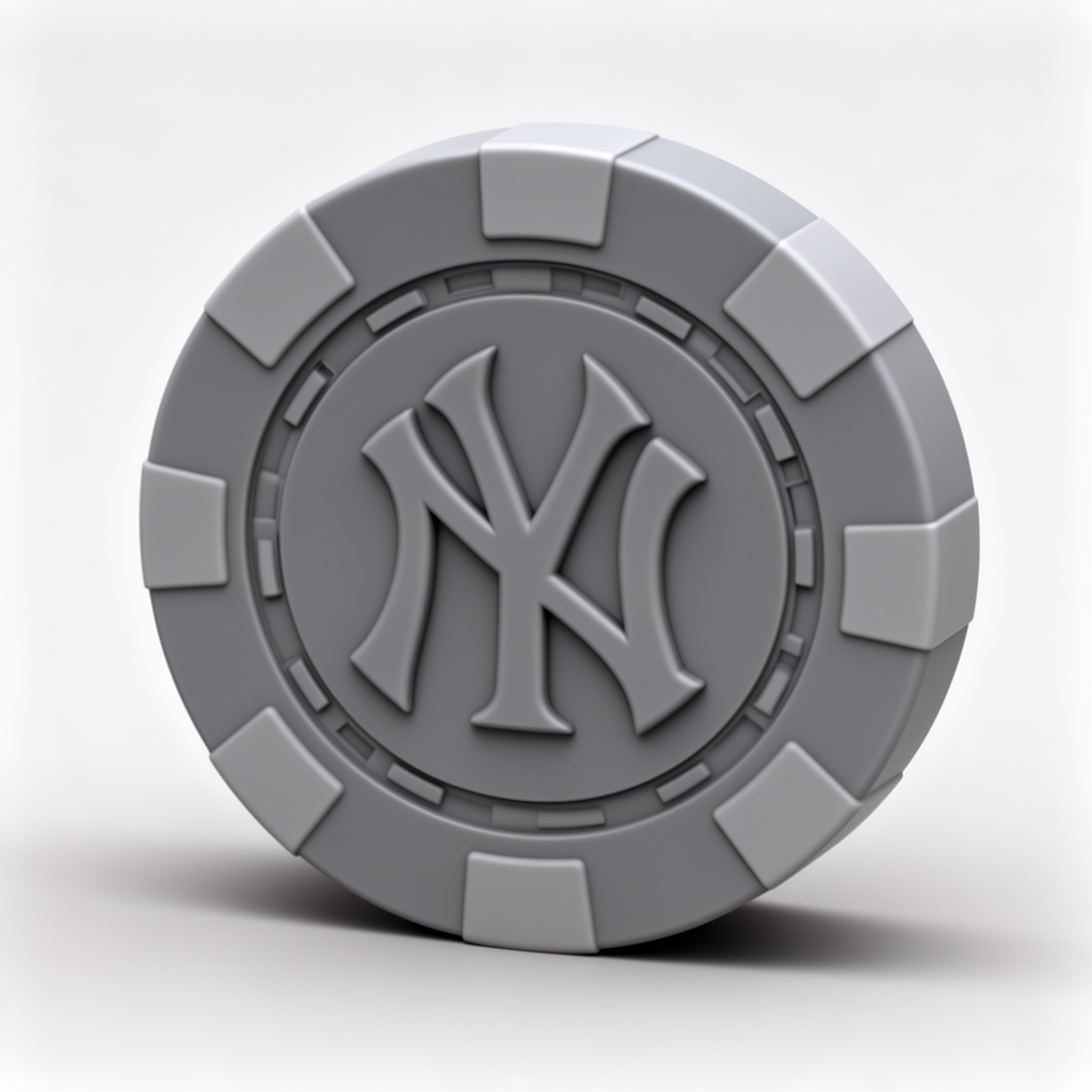 NY Yankees Poker Chips free 3D printable STL