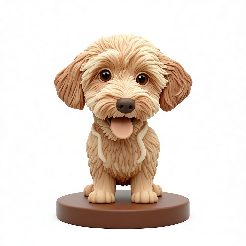 Cockapoo Dog Figurine free 3D printable STL