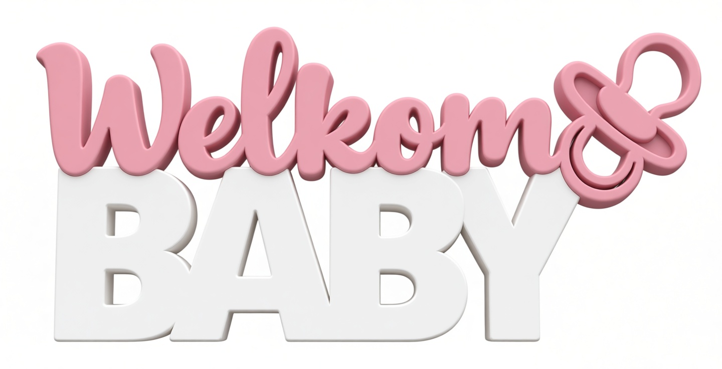 Welkom Baby Sign free 3D printable STL