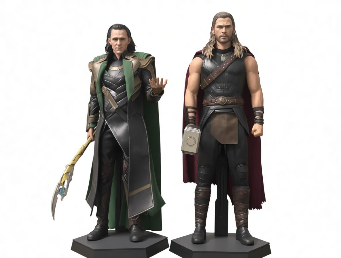 Loki and Thor Figures - Free 3D Printable STL File