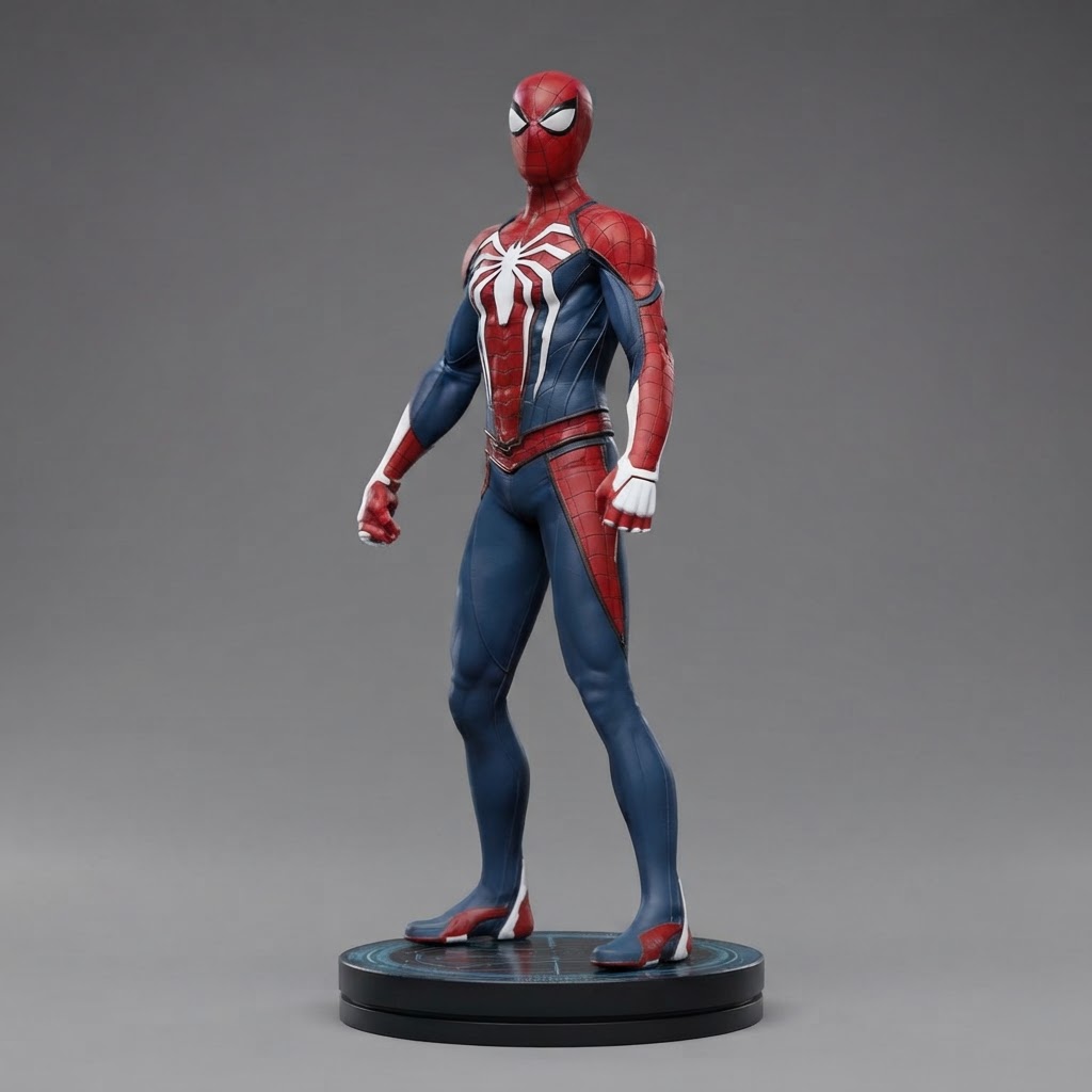 Spider-Man Figurine free 3D printable STL
