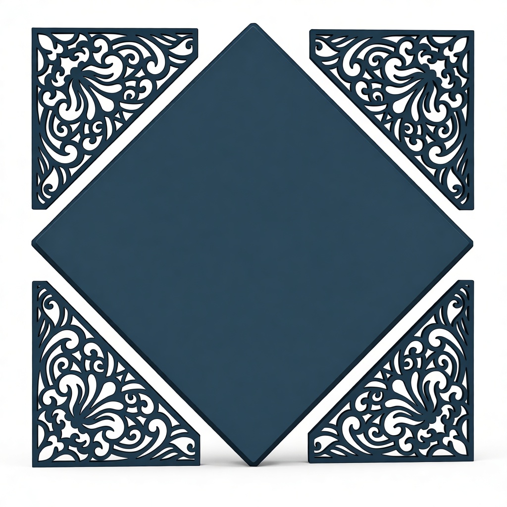 Ornate Corner Bracket Set free 3D printable STL