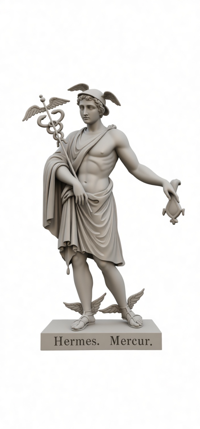 Hermes Figurine free 3D printable STL