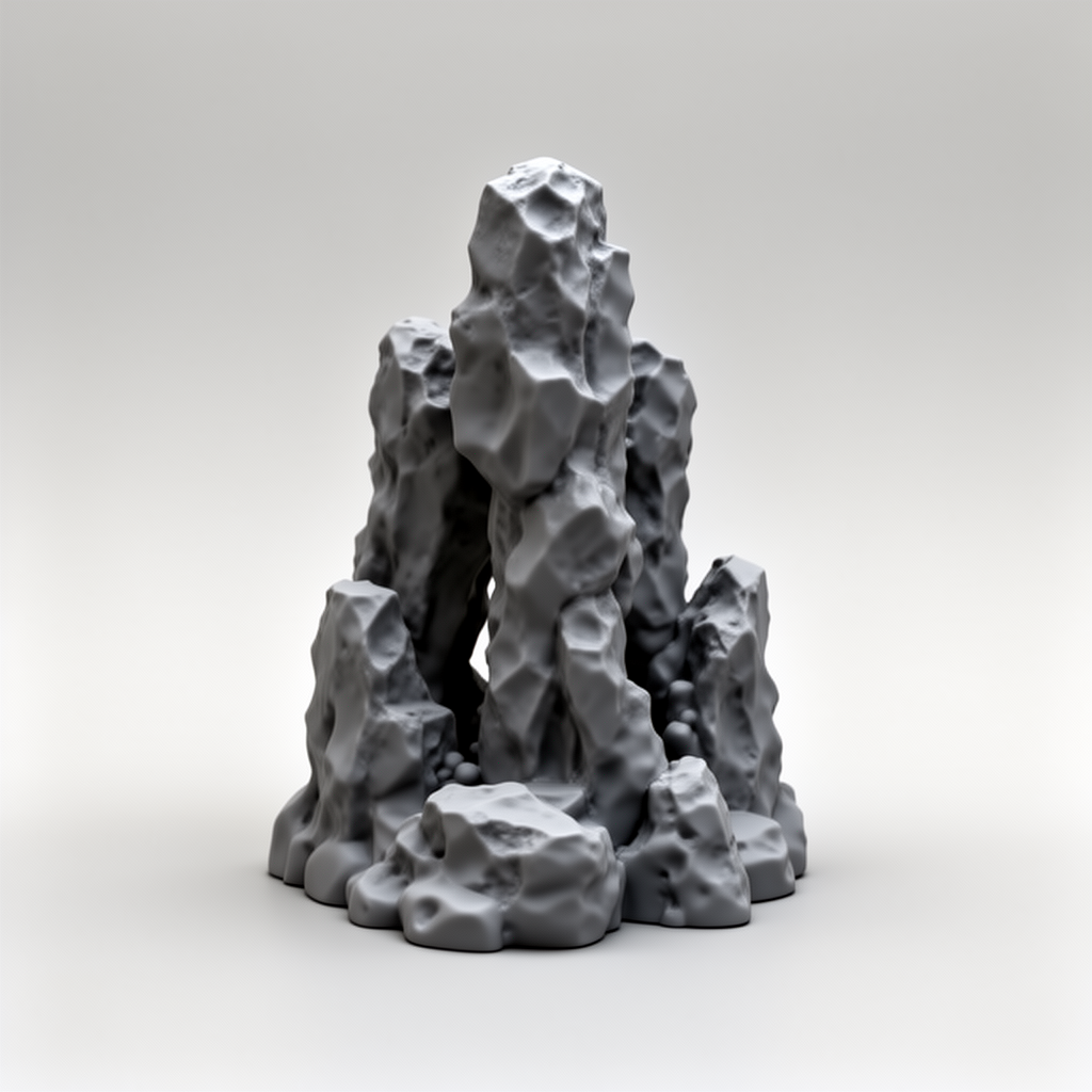 Aquarium Rocky Decoration free 3D printable STL