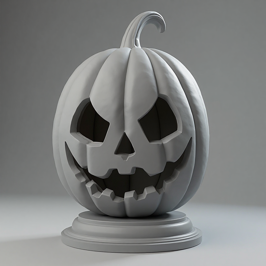Halloween Calabaza Figurine free 3D printable STL