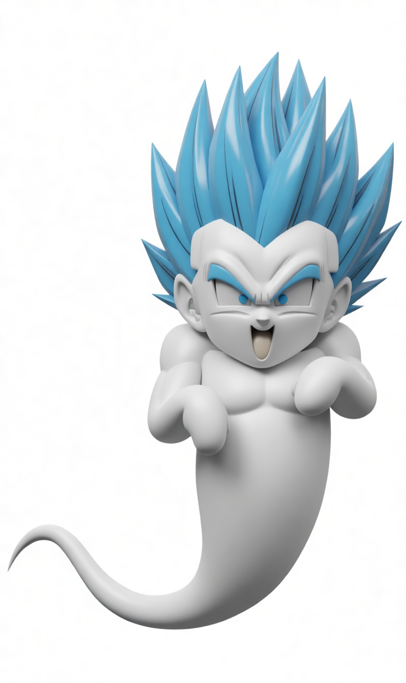 Vegeta Spirit Figurine free 3D printable STL