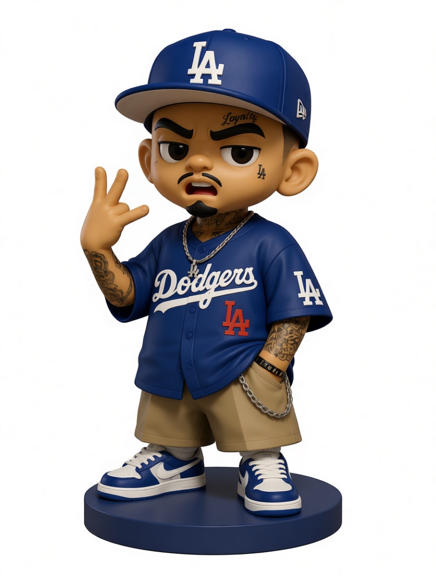 Los Angeles Dodgers Figurine free 3D printable STL