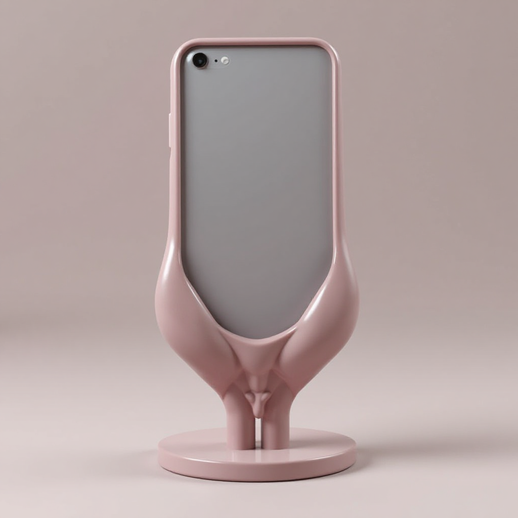 Stylized Female Anatomy Stand free 3D printable STL