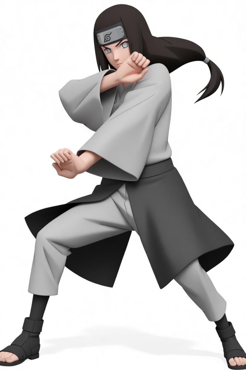 Neji Hyuga Figurine free 3D printable STL