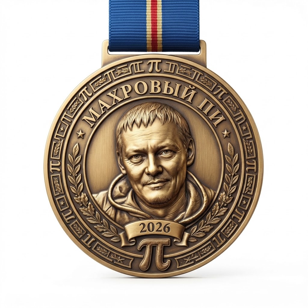 Mahroviy Pi Medal free 3D printable STL