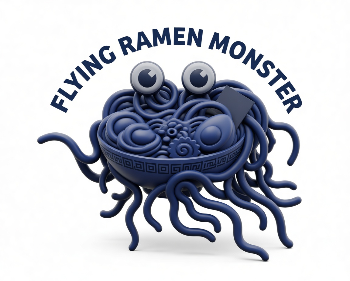 Flying Ramen Monster Figurine free 3D printable STL