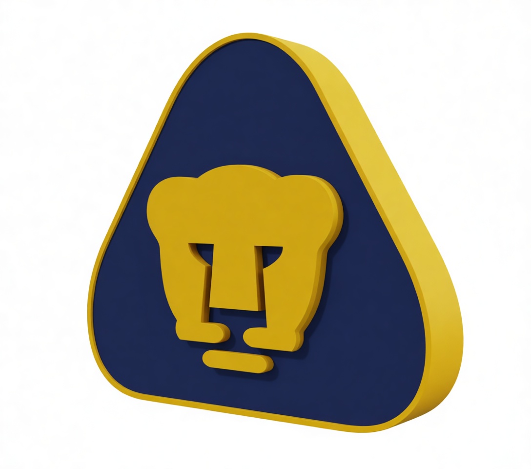 Pumas UNAM Logo Plaque free 3D printable STL