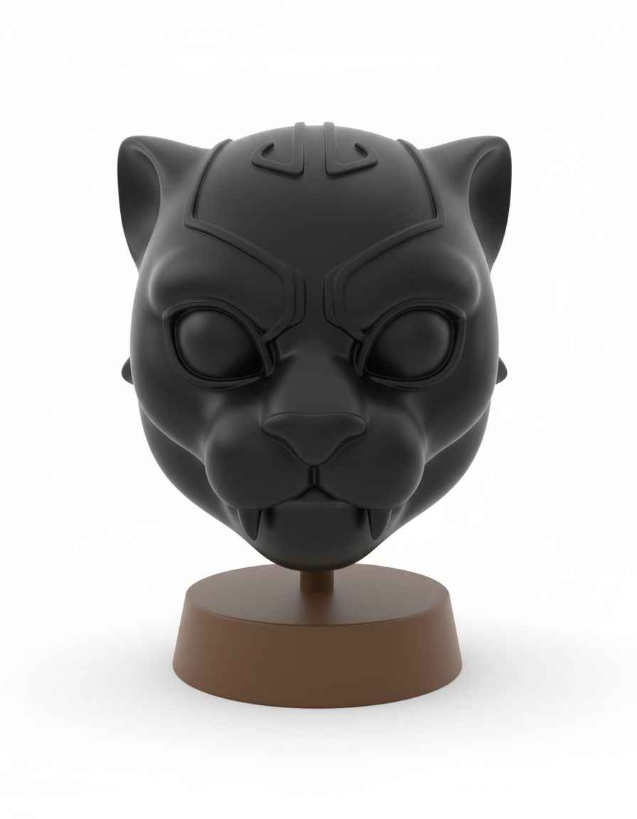 Black Panther Bust free 3D printable STL