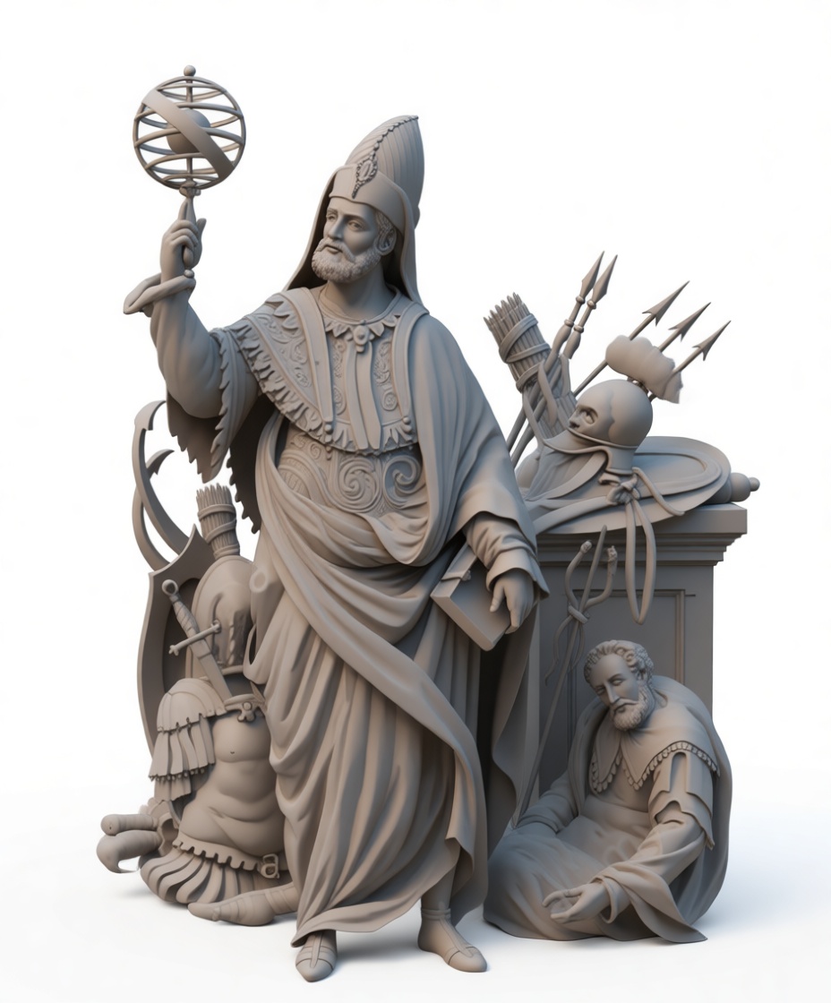 Roman Senator Figurine free 3D printable STL