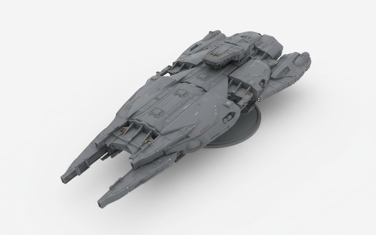 Normandy SR-2 Starship Model free 3D printable STL