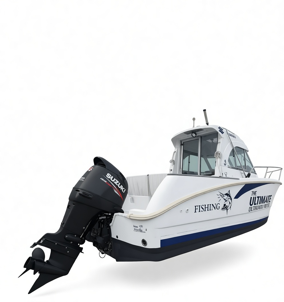 Suzuki Outboard Fishing Boat Model free 3D printable STL