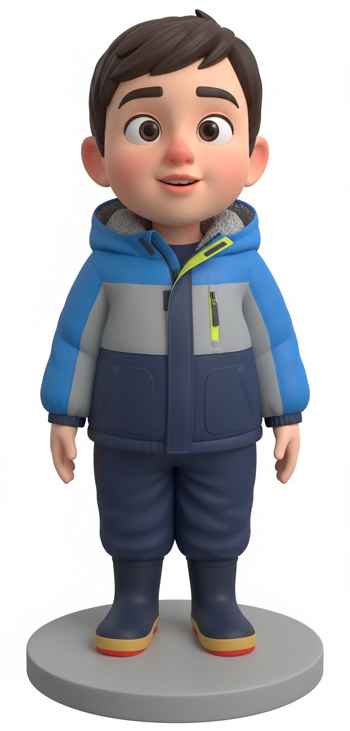 Smiling Boy Figurine free 3D printable STL