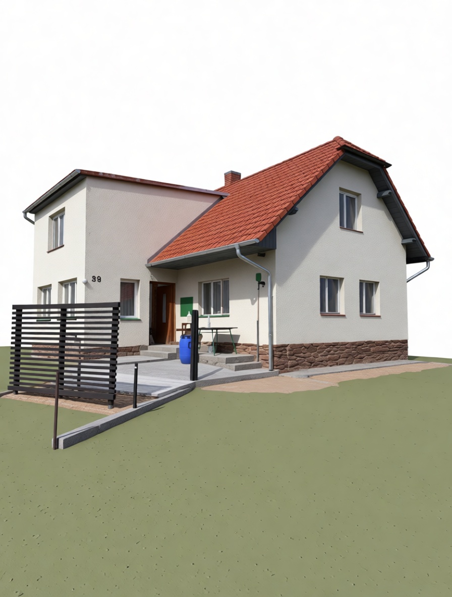 Modern Residential House Model free 3D printable STL