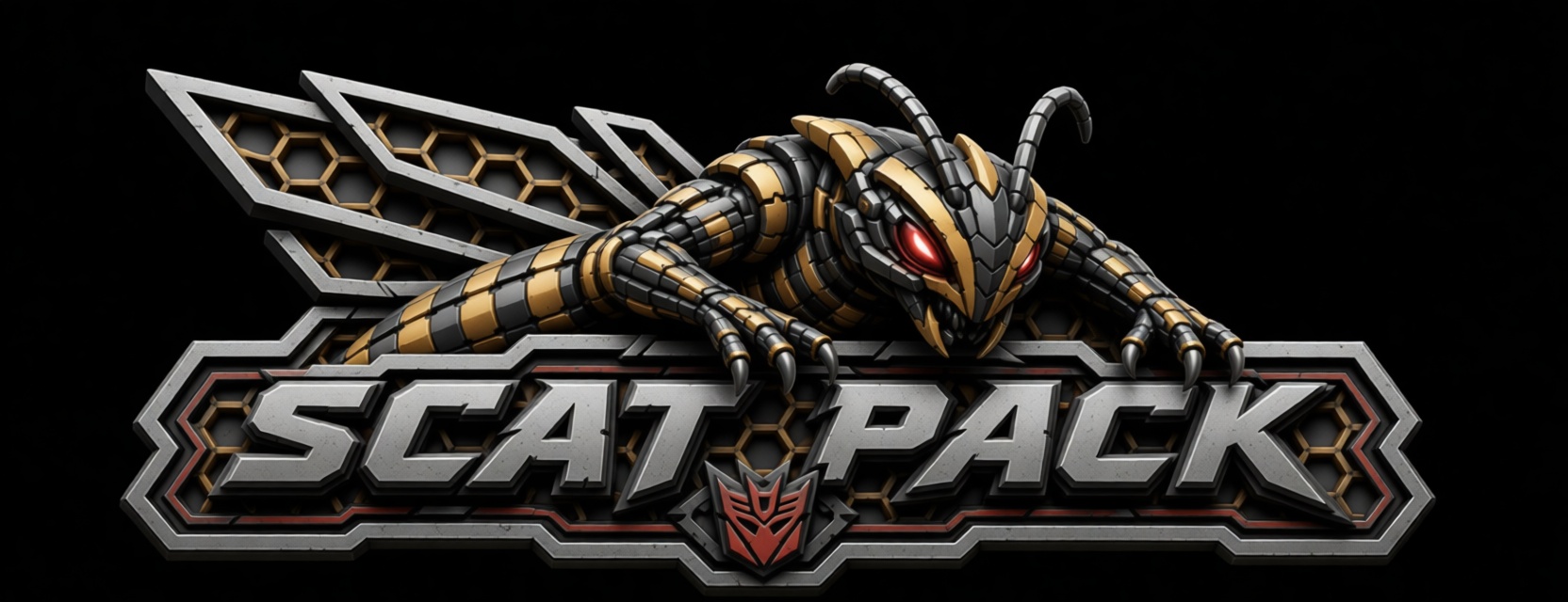 Scat Pack Logo Sculpture free 3D printable STL