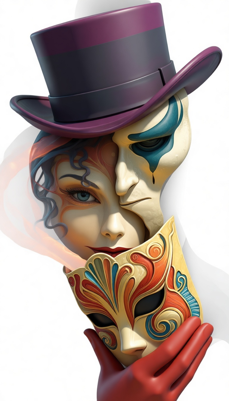 Venetian Masquerade Figurine free 3D printable STL