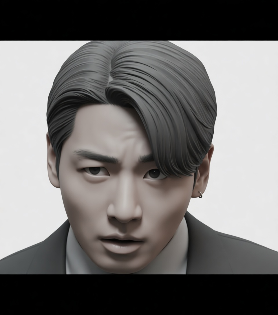 Asian Male Portrait Bust free 3D printable STL